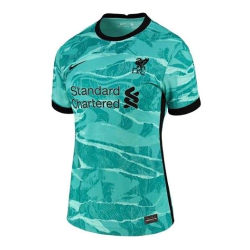 Maillot Football Liverpool Exterieur Femme 2020-21 Vert